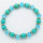 Bracelet turquoise avec cristal bleu