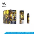 폐 루피 vape Ruok Energy 5000 퍼프 일회용 vape