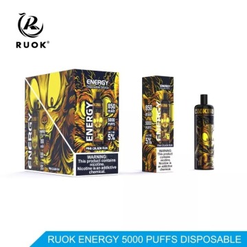 Dispaple Vape Ruok Energy 5000 Puffs Dusparable Vape