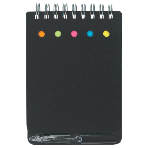 PP Cover Sticky Notes with Pen