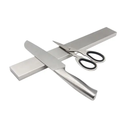 Stainless Steel Magnetic Knife Bar - Multi-Purpose Knife Holder & Strip
