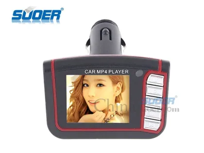 Suoer Car Audio MP4 Player with USB/SD/Remote Control Car Cigarette Lighter Audio Player