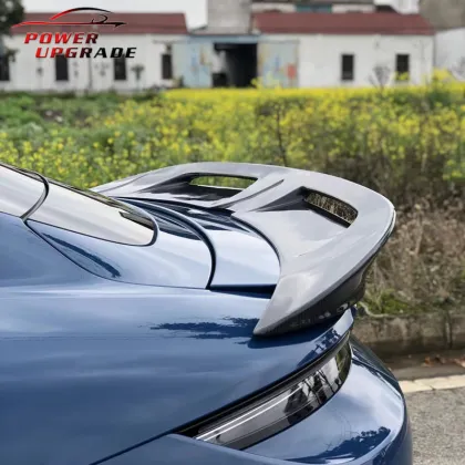 Carbon Fiber Rear Trunk Wing for Porsche Taycan
