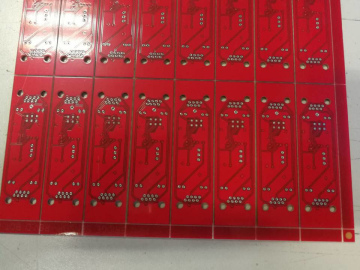 Red solder printed circuit board