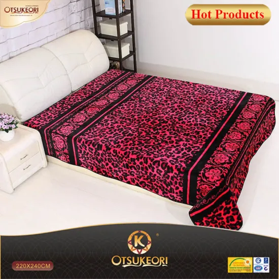 Leopard grain design blanket and animal blaneket mexican blankets for sale.