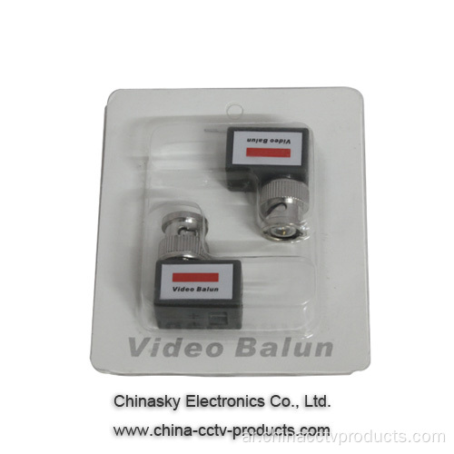 1 -channel Angled Mini السلبي CCTV UTP Video Balun