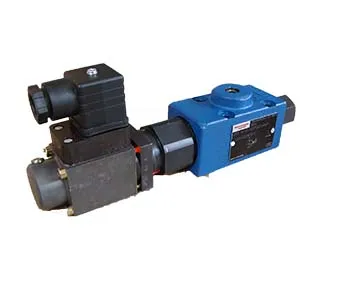 Proportional valve with  pilot-operated