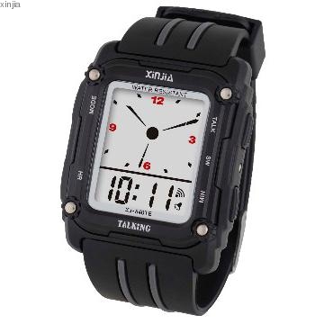 fashion waterprof talking watch