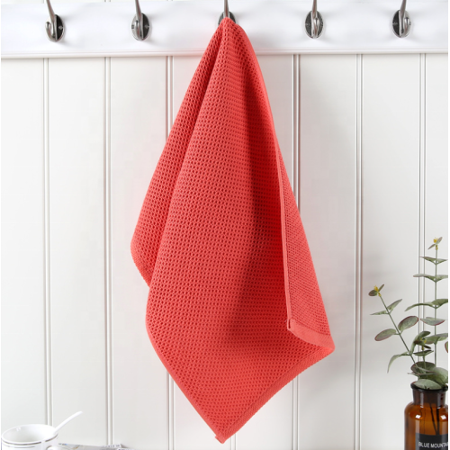 Face Towel custom new style honeycomb waffle cotton face towels Factory