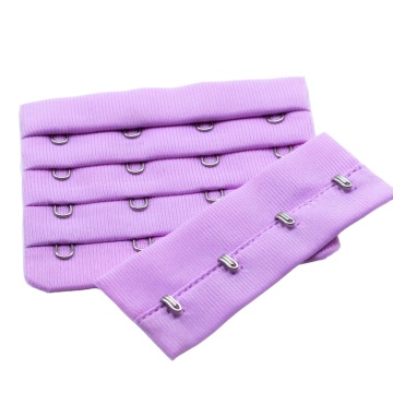 Wholesale Lilac Adjustable Stainless Steel Bra Extender with 4 Rows and 3 Hooks