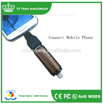 High quality promotional dual port otg usb flash drive for IPhone Android