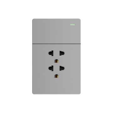 Philippines 1 Gang 2 Way 2 American Outlets Wall Switches and Sockets
