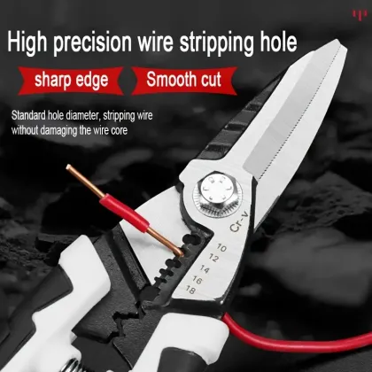 Gray and black industrial scissors