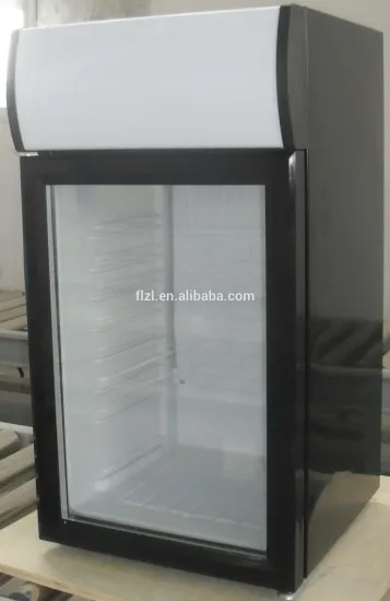 mini fridge freezer cooler display freezer,60Liters,-25 - -18 centi degree,with lamphouse