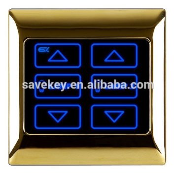 High quality LED indicator 1gang/2 gang CE/ISO9001/CQC PC/metal frame dimming