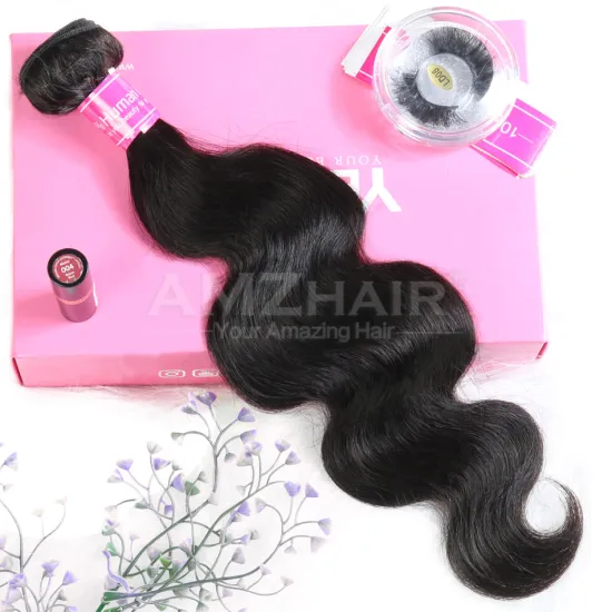 Double Drawn 10A Mink Cambodian Single Virgin Donor Cuticle Aligned Hair Bundles Wholesale Price Body Wave Human Hair Extension