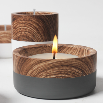 Simple Houseware Home Decoration: New Nordic Ceramic Candle Jars for Wholesale