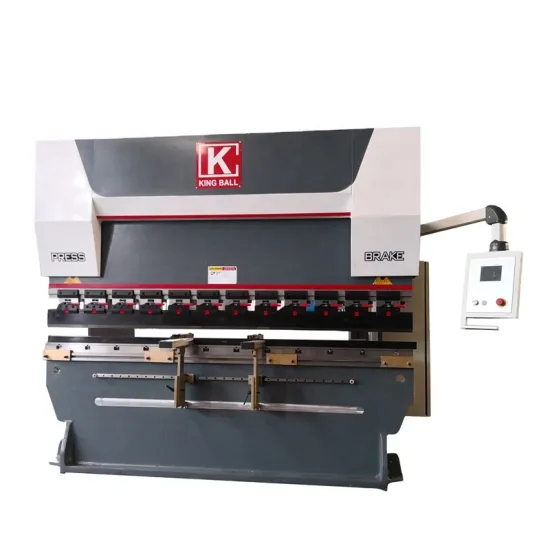 KCN-16032: KINGBALL Electrohydraulic Synchronous CNC Press Brake with CT8 Controller 3+1 Axis
