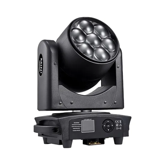 7pcs 40W LED Zoom Moving Head Wash Disco Stage Light - KingNet Function