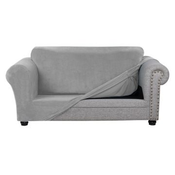 Elastic Velvet Couch Cover: Sofa Protector Slipcover