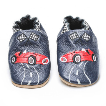 Custom Leather Unisex Baby Soft Sole Shoes