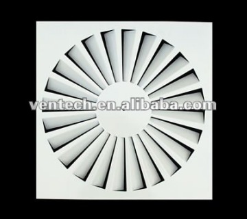 Air vent aluminum swirl diffuser