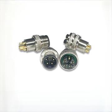 M12 Waterproof 3Pin 4P 5P jantan dan betina k-code connector connector plug konektor