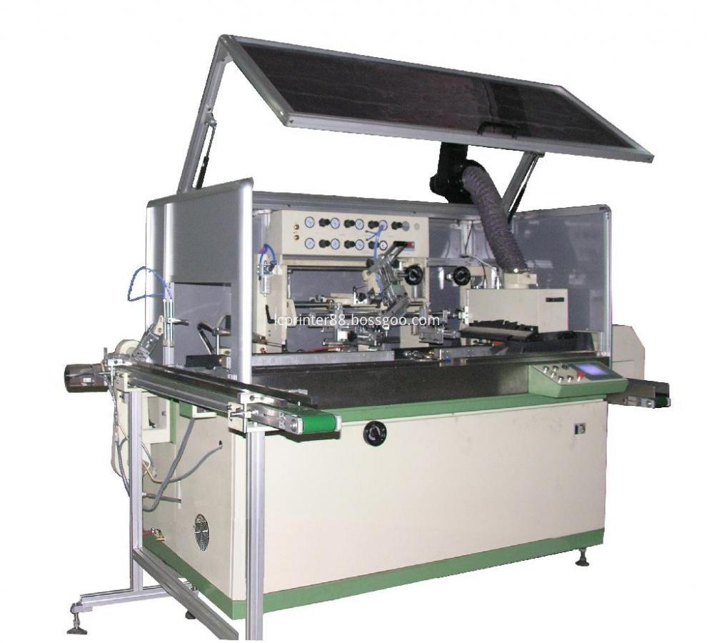 One Color Automatic Cylinder Screen Printer