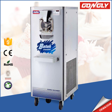 Snack Food Hard Ice Cream Producing Machine with food safety standard ETL / CE