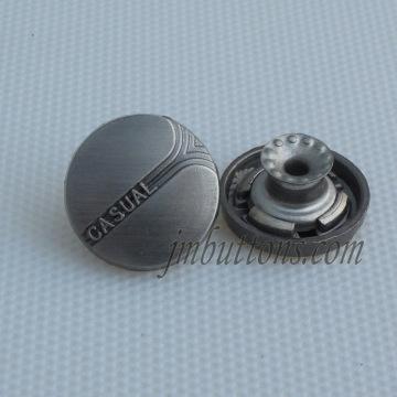 vintage style different design matt gun jeans button