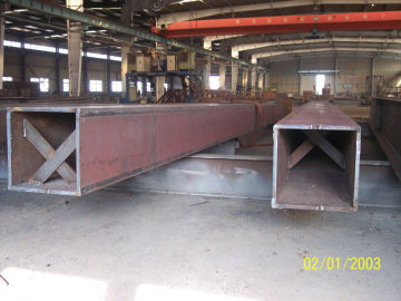 Steel Box Column With Drilling , Cutting , Assembling , Welding , Rectification
