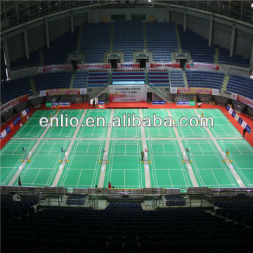 PVC Sports Floor para uso profesional de bádminton