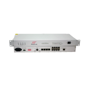 8*Voice RS232 4*Ethernet over E1 converter