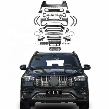 CLY Front Rear Car Bumpers Upgrade Kit for 2020-2021 Mercedes-Benz GLE W167 GLE63 AMG
