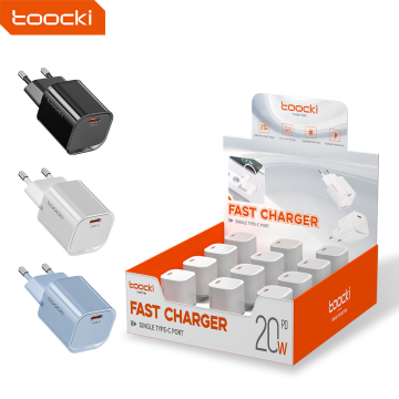 Toocki 20W Fast Ladepd Gan Power Adapter - Weiße EU/UK/US/KR -Stecker für Smartphones