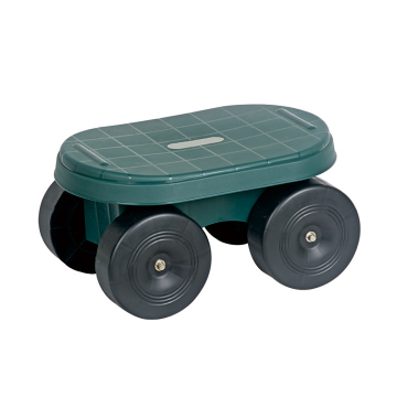 MEIJIA MJ-6032: A Durable Green Plastic Tool Storage Trolley with Four Wheels for Garden and Tool Box Needs