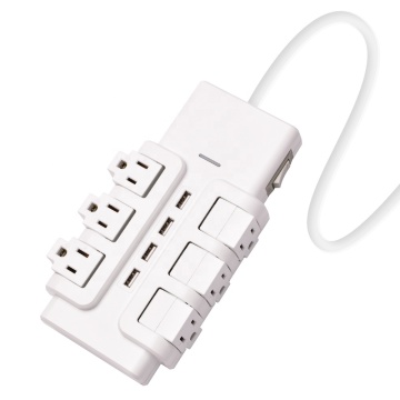 6 Outlet Power Strip with USB Ports