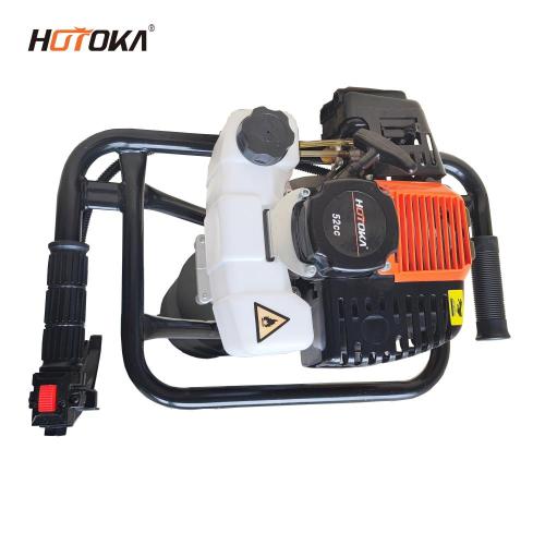 52cc gasoline earth auger digging hole hole borer