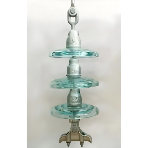 Isolante de suspensão de vidro endurecido do tipo padrão (U70b)