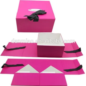 cardboard folding paper box for gift and packaging