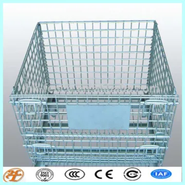 Collapsible mesh box/ portable storage containers