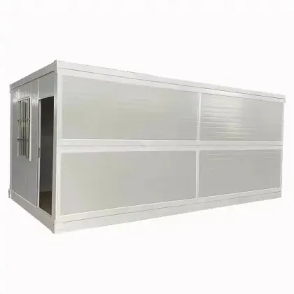 Large Glass Prefabricated Container Villa with Built-in Bathroom