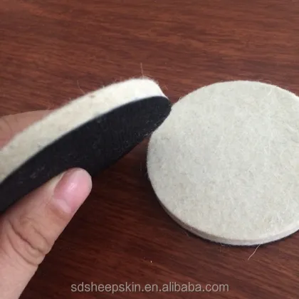 Double-sided Sheepskin Lamb Wool Felt Saddle Pads