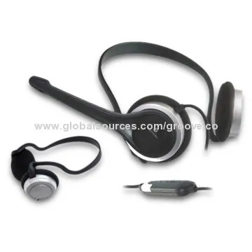 Computer Headsets with Blister Package, Lightweight Style