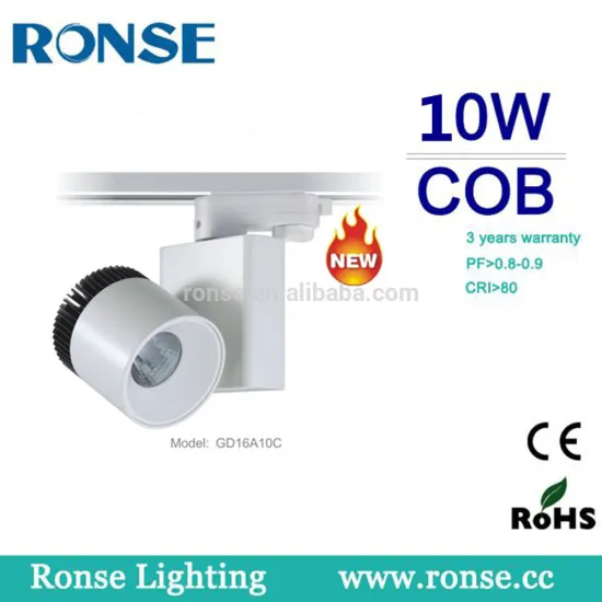 Ronse white color led track light fixtures GD16A10C cob track light