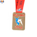 Medalla de carrera de Año Nuevo de Shanghai de 10k personalizado