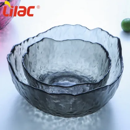 Lilac Free Sample kitchen salad/fruit/snack glass bowls