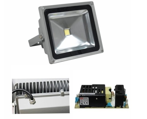 10W-150W Outdoor LED Flood Light with 50000 Hours Lifespan
