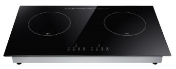 Embedded Two Burners Black Induction Cooker 4000W