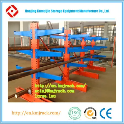 Heavy Equipment Steel Pipe Commercial Cantilever Racking